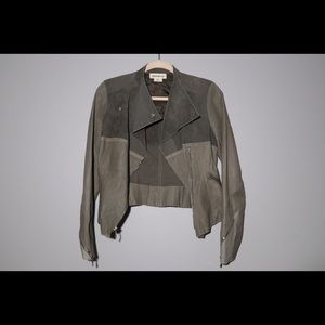 Anthropologie Green St. Leather Womens Jacket